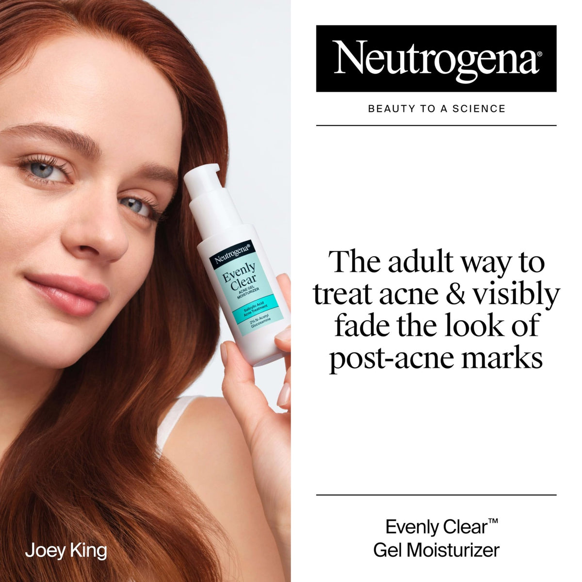 Neutrogena Acne Gel Moisturizer with Salicylic Acid & Post-Acne Fade 1.7oz