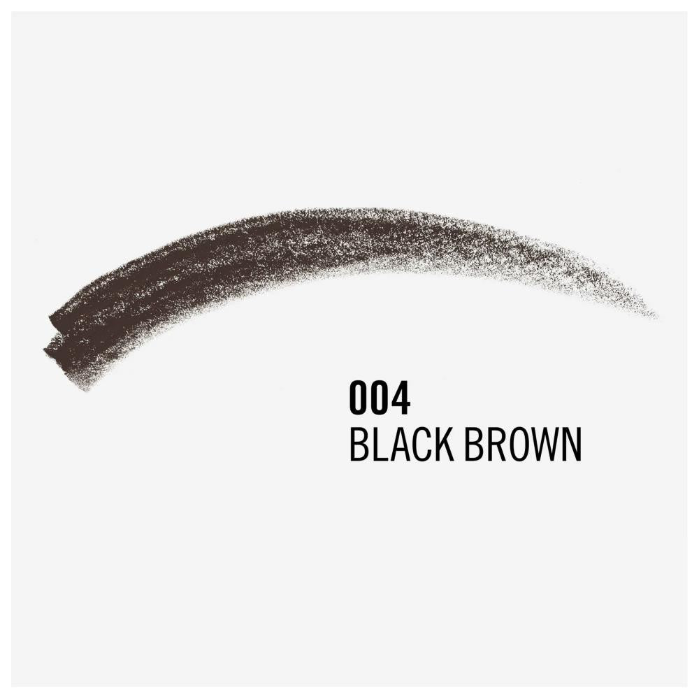 Eyebrow Pencil with Built-In Brush - Long-Lasting, Smudge-Proof, 4 Pack
