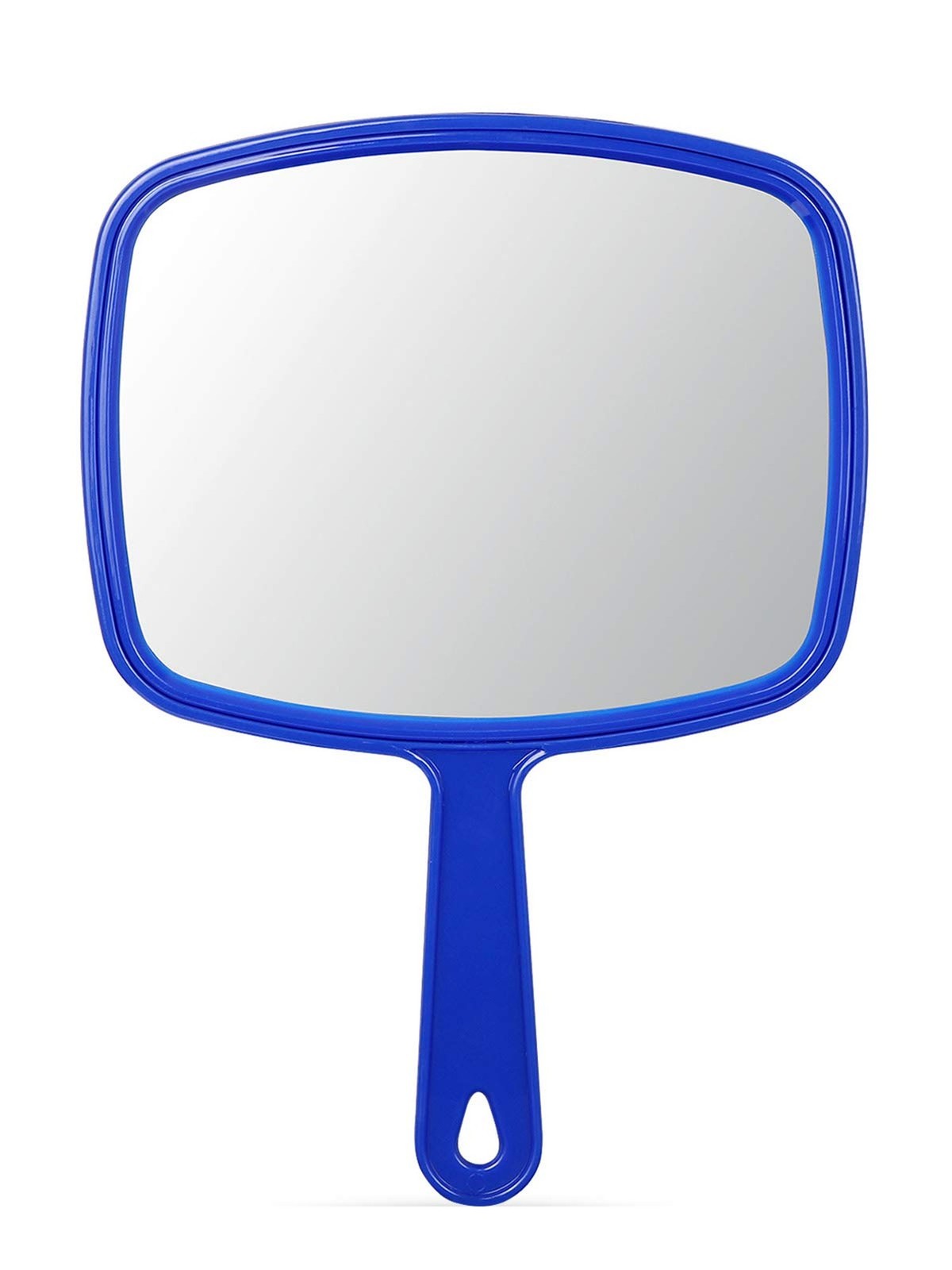 Handheld Mirror with Handle - Blue Wall-Mount Design, 9.3 Inch