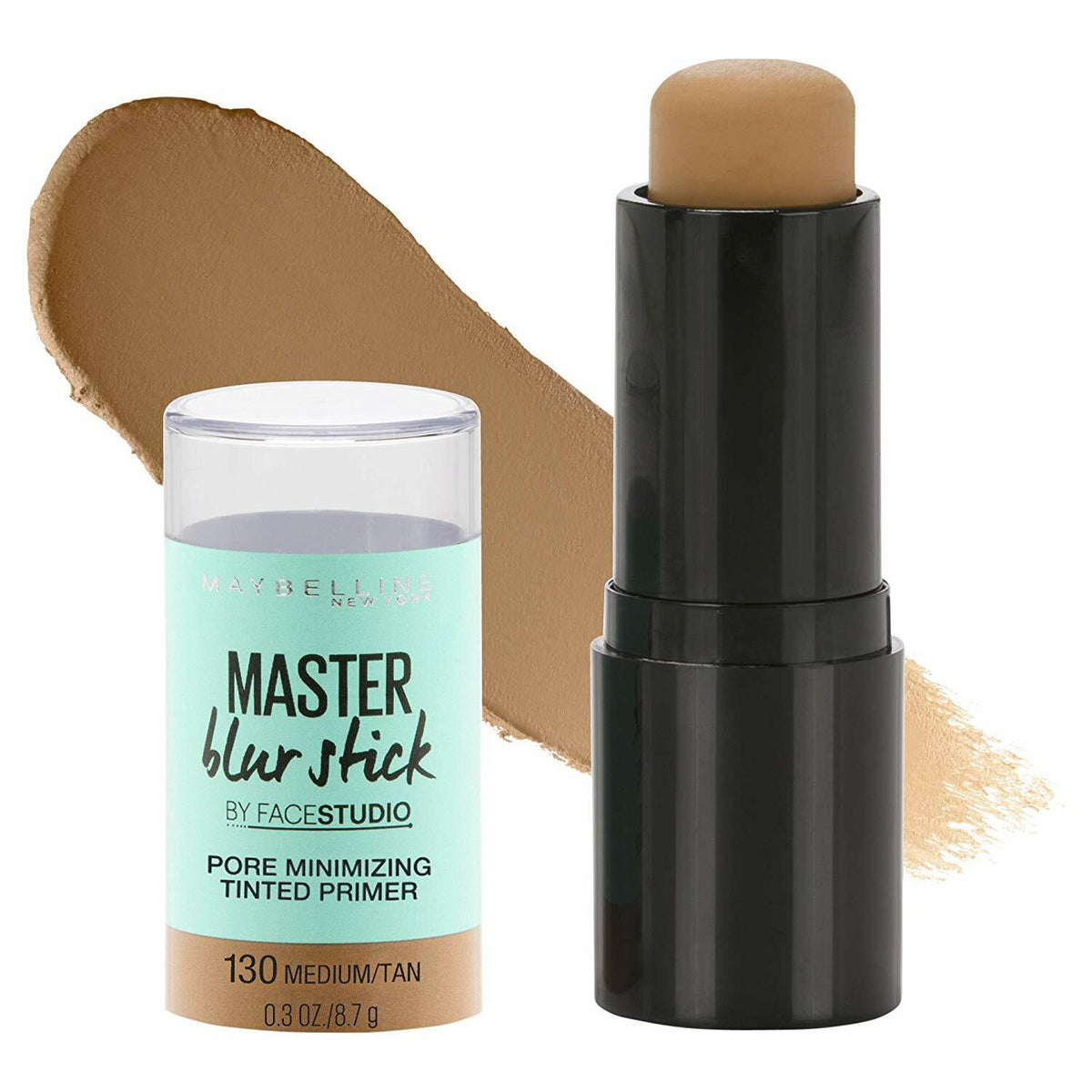 Maybelline Master Blur Stick Pore-Minimizing Tinted Primer for Flawless Skin
