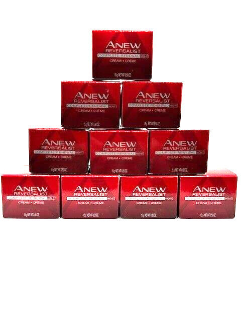 Reversalist Night Cream 0.5 oz Travel Size - Complete Renewal by Avon (Lot of 10)