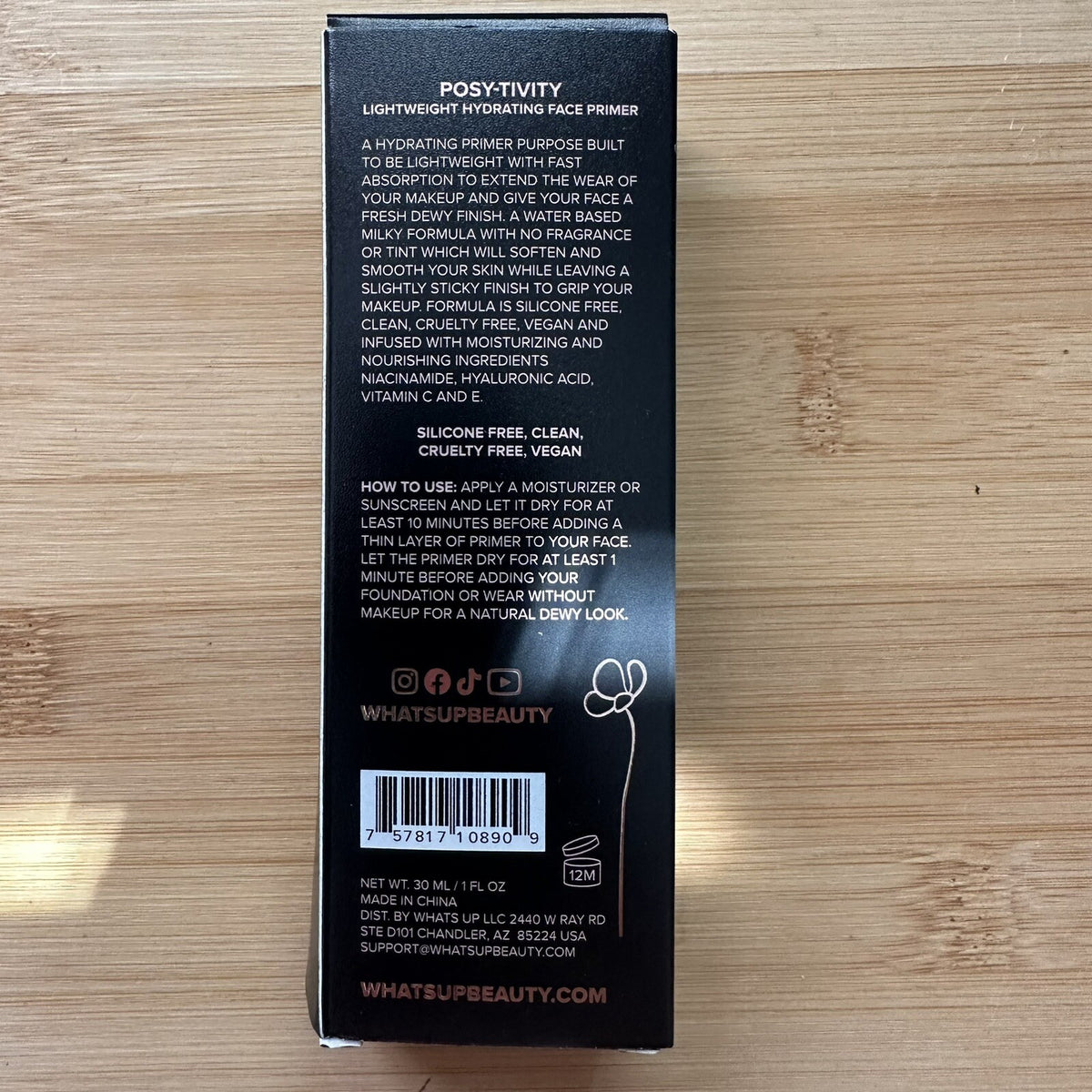 Hydrating Face Primer - Lightweight Makeup Base, 30ML