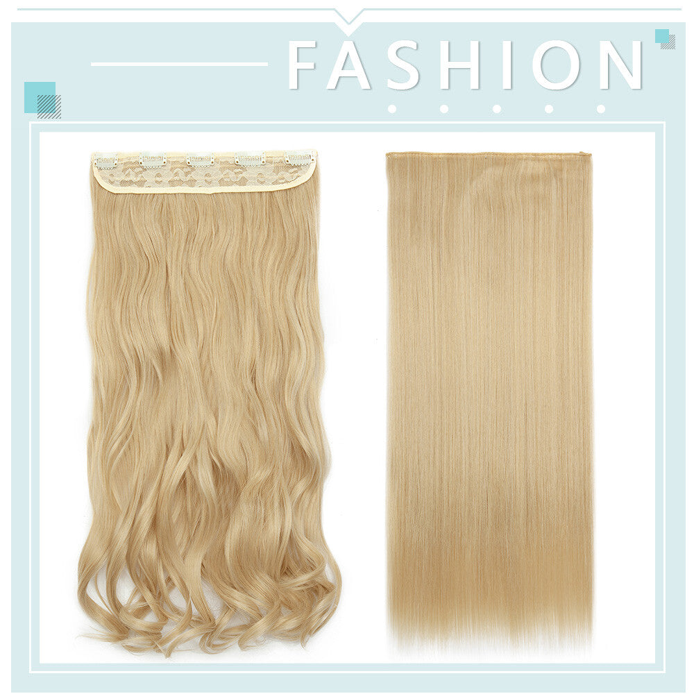 V-Shape & U-Part Clip-In Hair Extensions - Full Head Highlight, Multiple Lengths & Colors