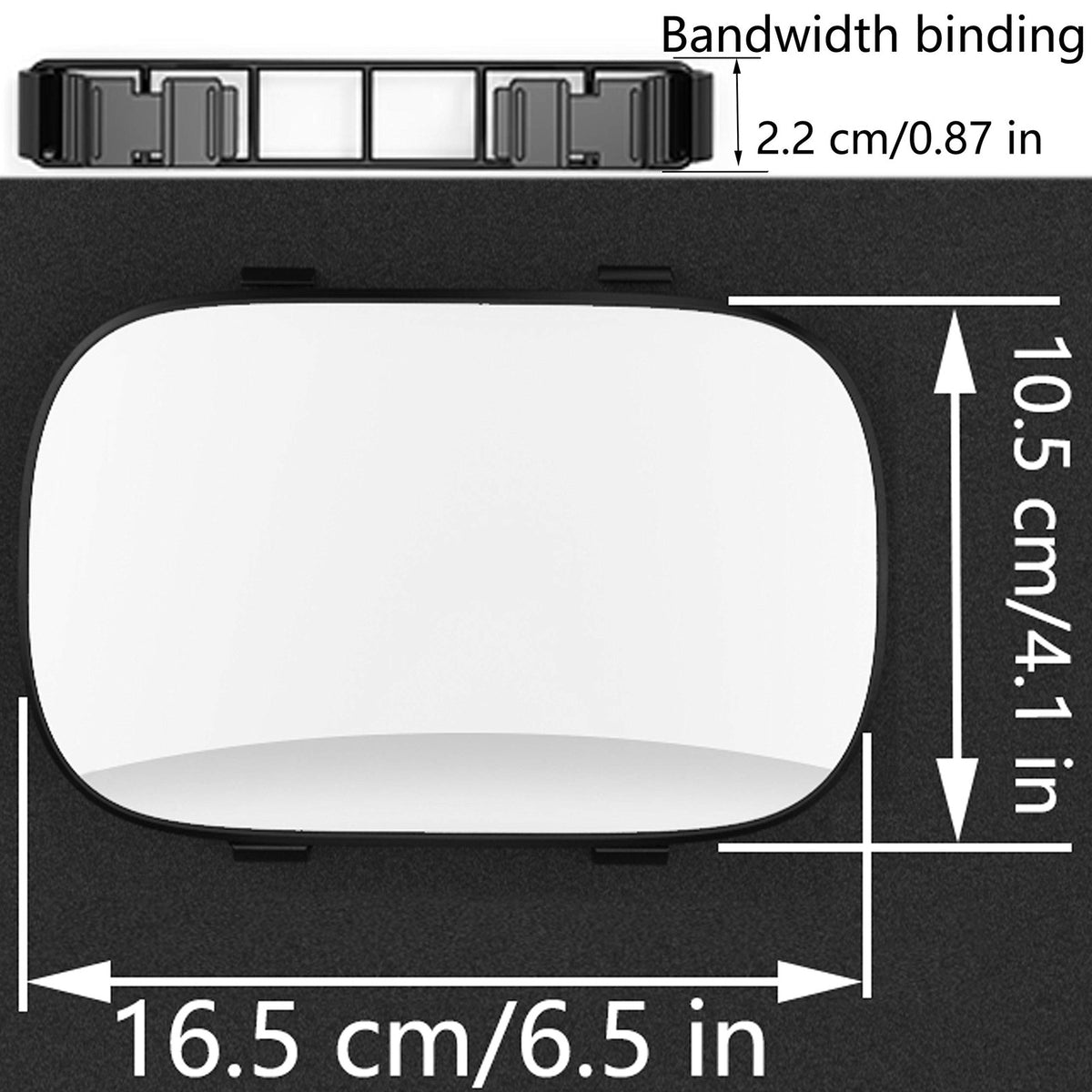 Auto Visor Mirror - Universal Adjustable Makeup Vanity Mirror for Car, SUV, Truck
