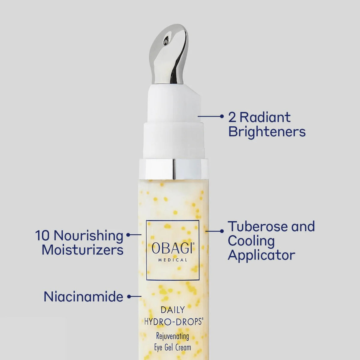 Obagi Daily Hydro Drops Rejuvenating Eye Gel Cream 15ml - Brightening & Hydrating
