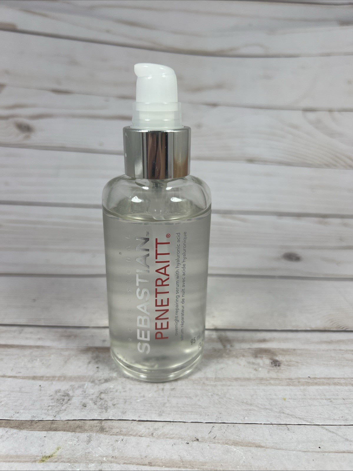 Sebastian Penetraitt Overnight Hair Repair Serum with Hyaluronic Acid 3.2oz