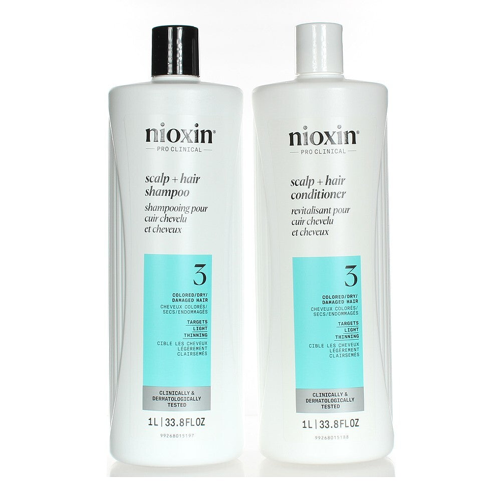 Nioxin System 3 Shampoo & Conditioner Duo 33.8oz