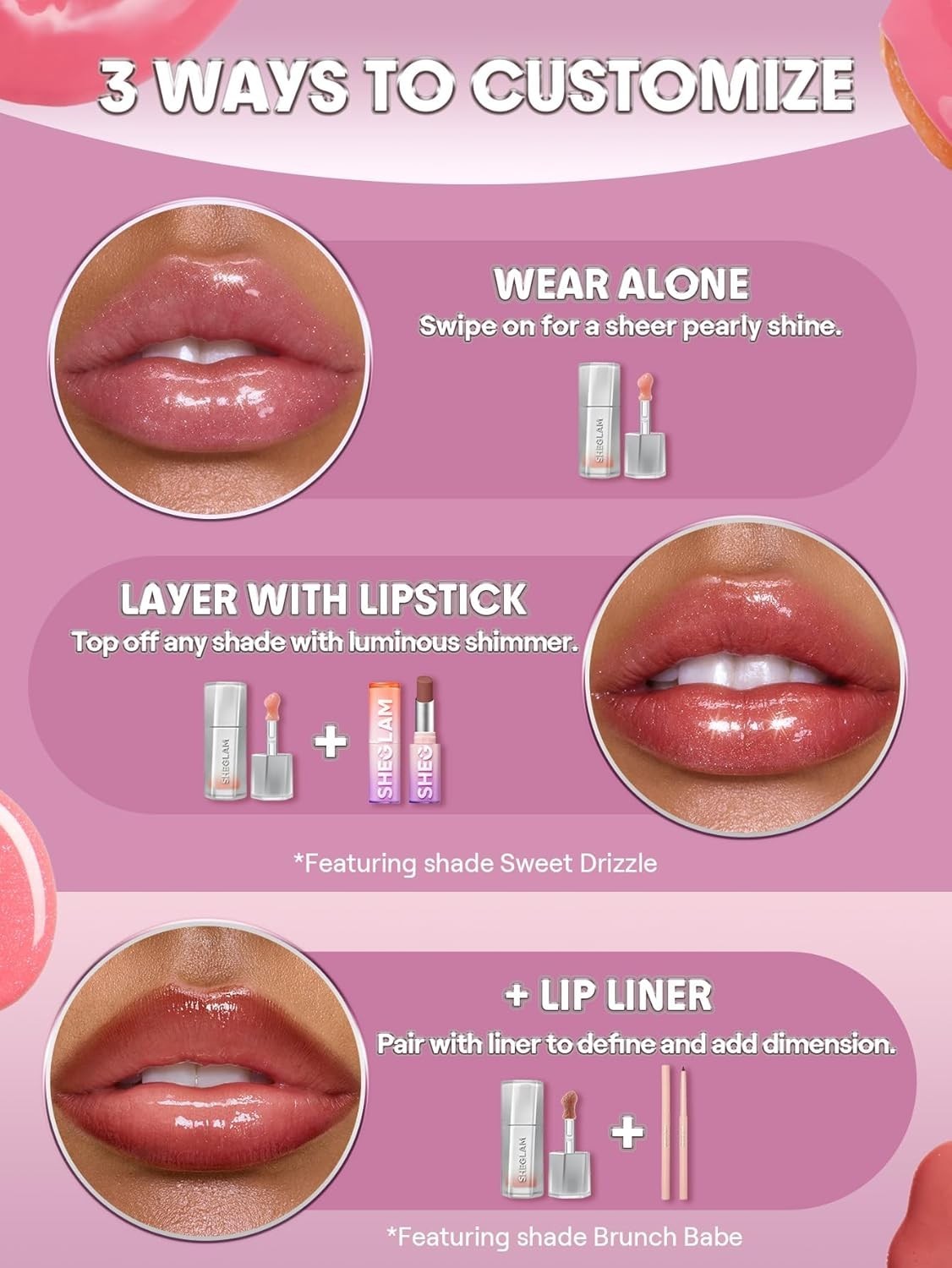 High Shine Transfer-Resistant Lip Gloss - Luxurious Bananas Foster