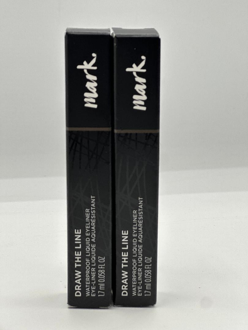 Waterproof Eyeliner Set - Draw the Line 1.7ml Lot of 2 - Limit Color