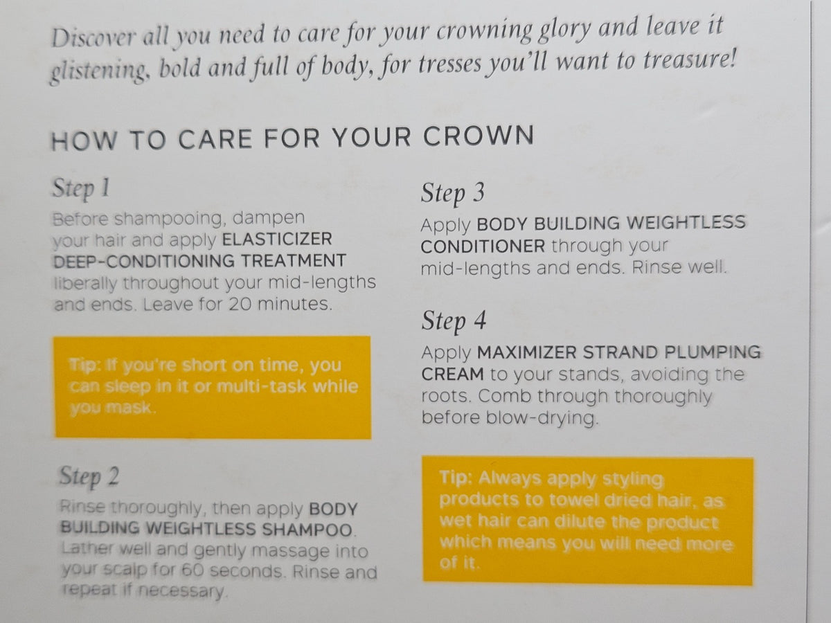 READ AD Philip Kingsley Brilliant Body & Volume Hair Care Set - New