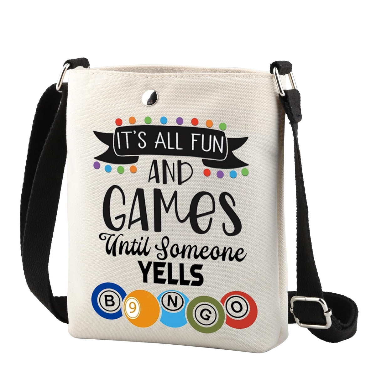Funny Crossbody Bag – Its All Fun And Games Handbag