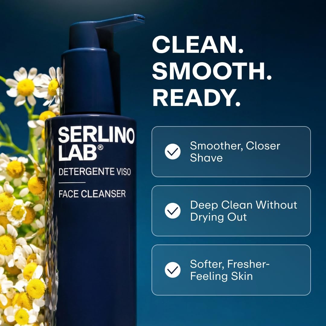 Men's Moisturizing Facial Cleanser - Deep Cleansing for Sensitive Skin