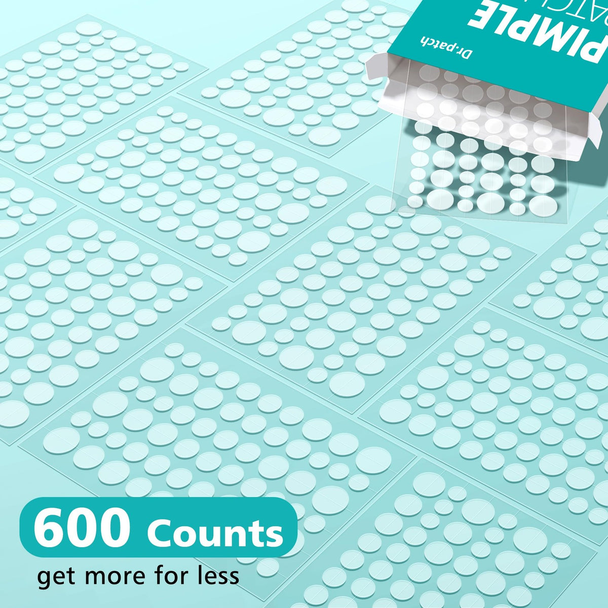 Hydrocolloid Acne Pimple Patches - 600 Count