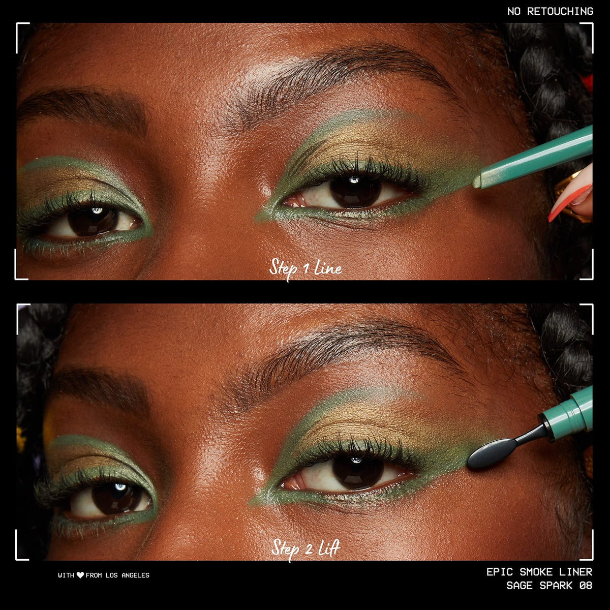 NYX Professional Makeup Epic Smoke Eyeliner - Vegan Smokey Eye Pencil, Sage Sparks