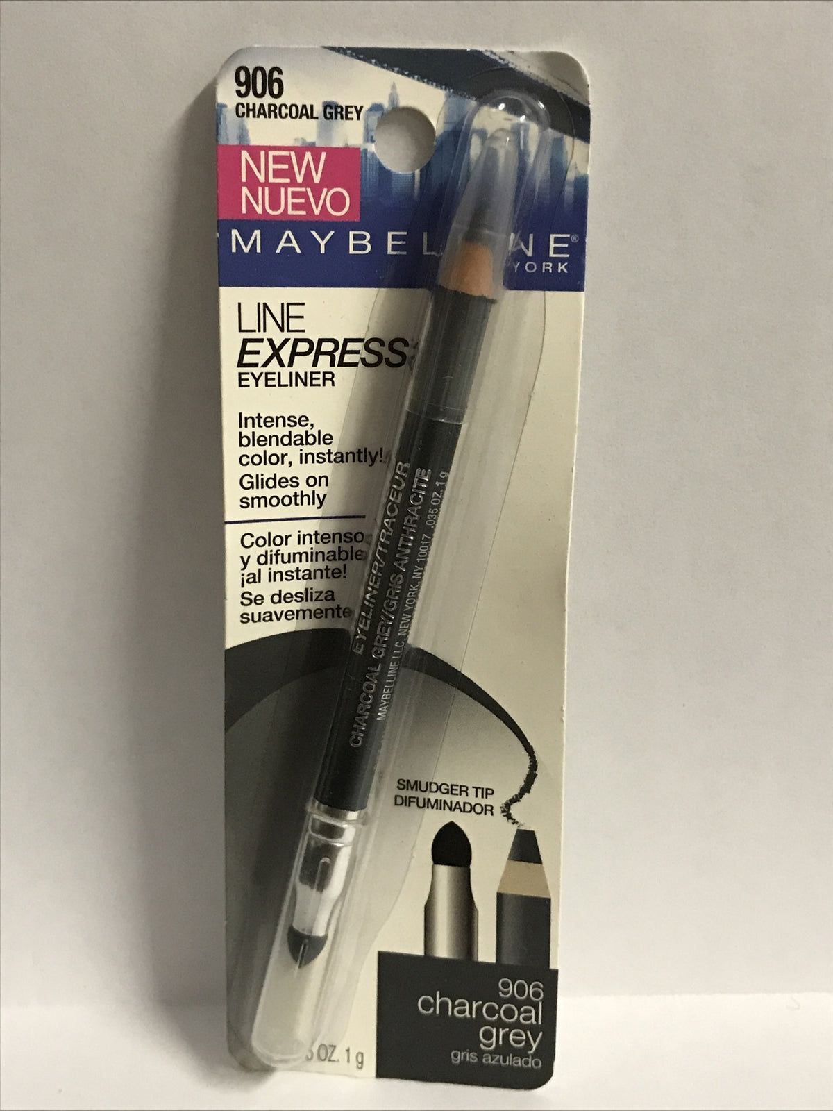 Eyeliner Smudger Tip Charcoal Grey for Precise Makeup Application