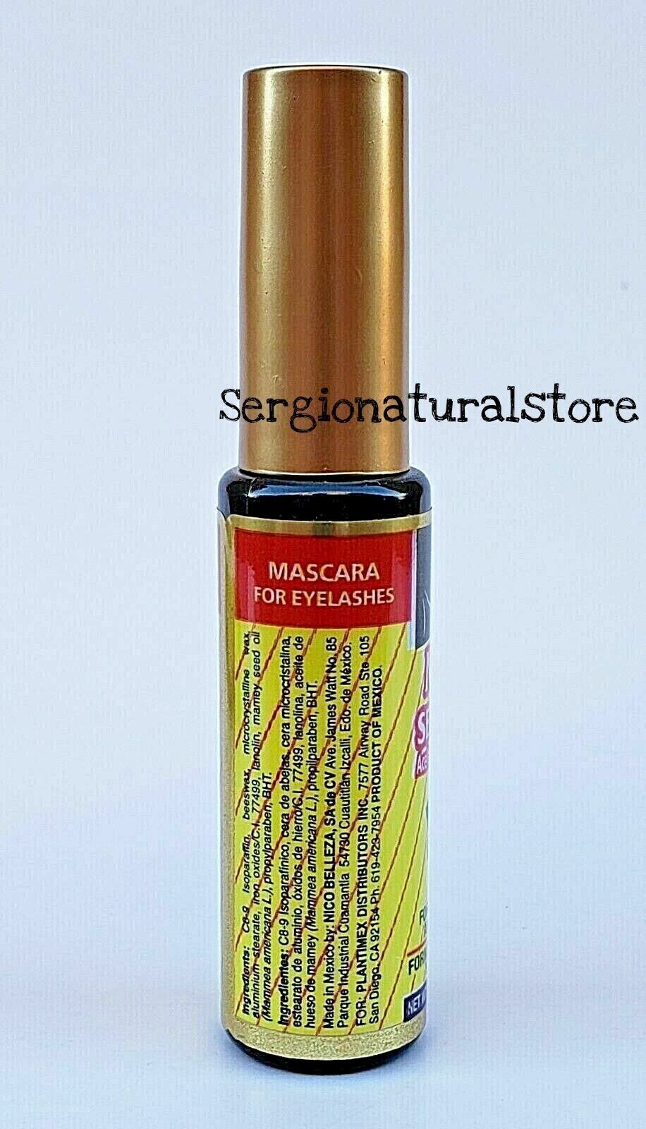 Mascara with Mamey Seed Oil - Black Eyelash Enhancer Set 3 Pack