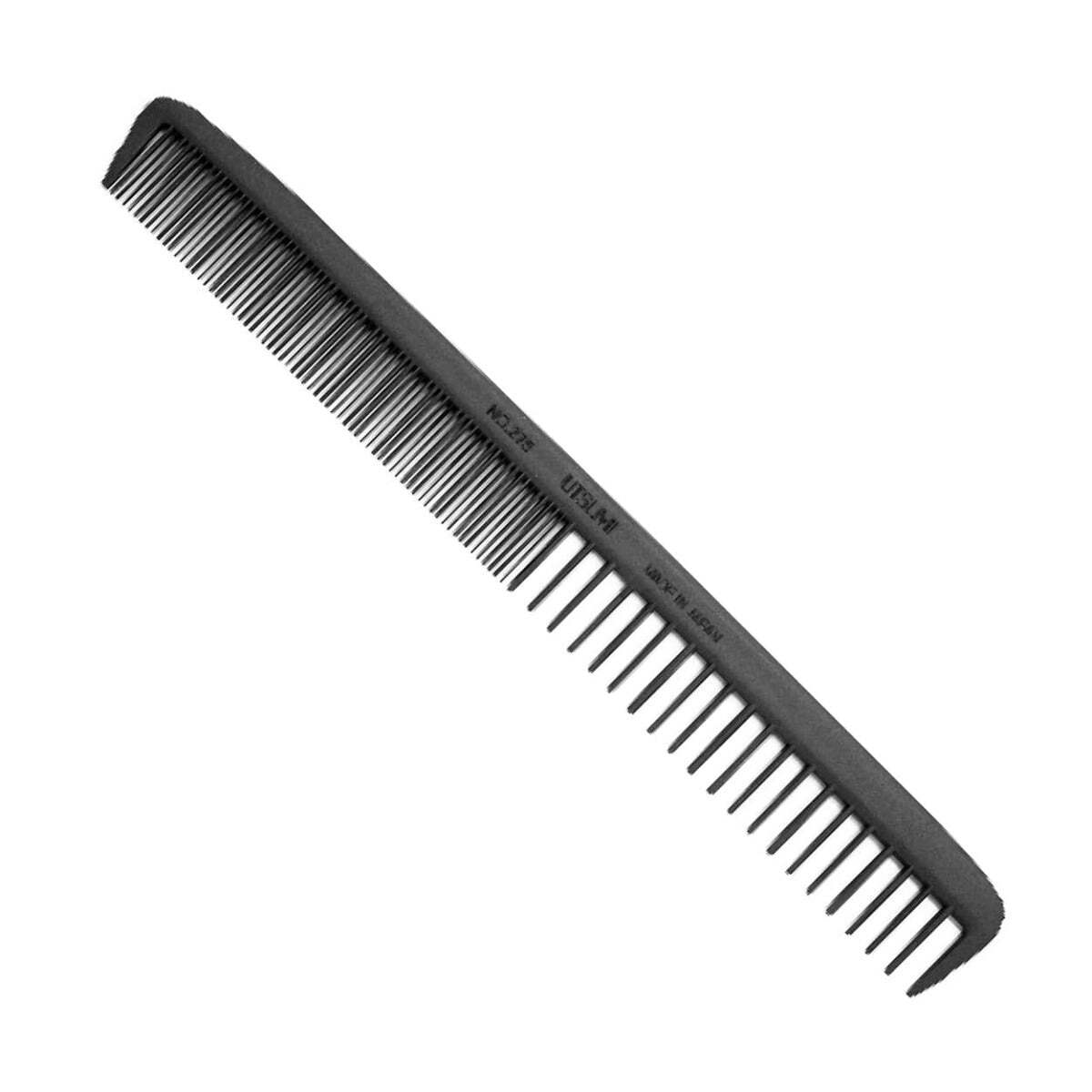 Utsumi Black Hair Styling Comb 8.5 Inch Made in Japan