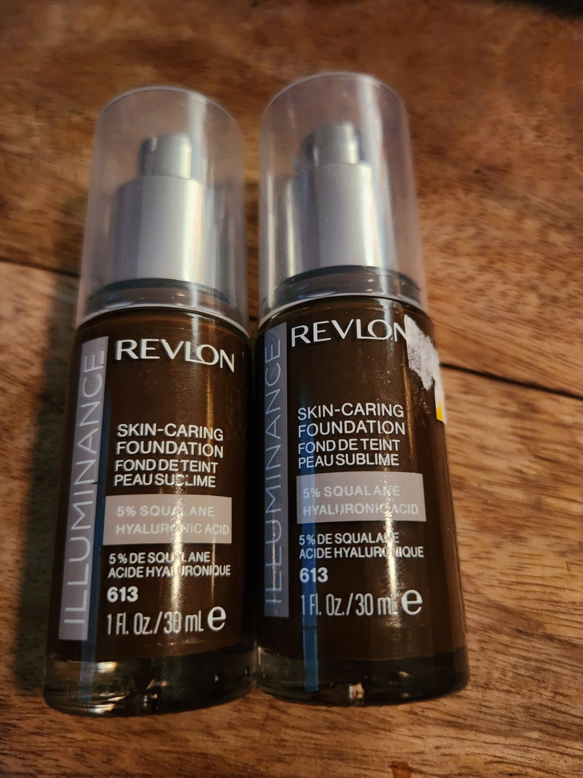 Revlon Illuminance Skin-Caring Foundation #613 Honey Java - Lot of 2