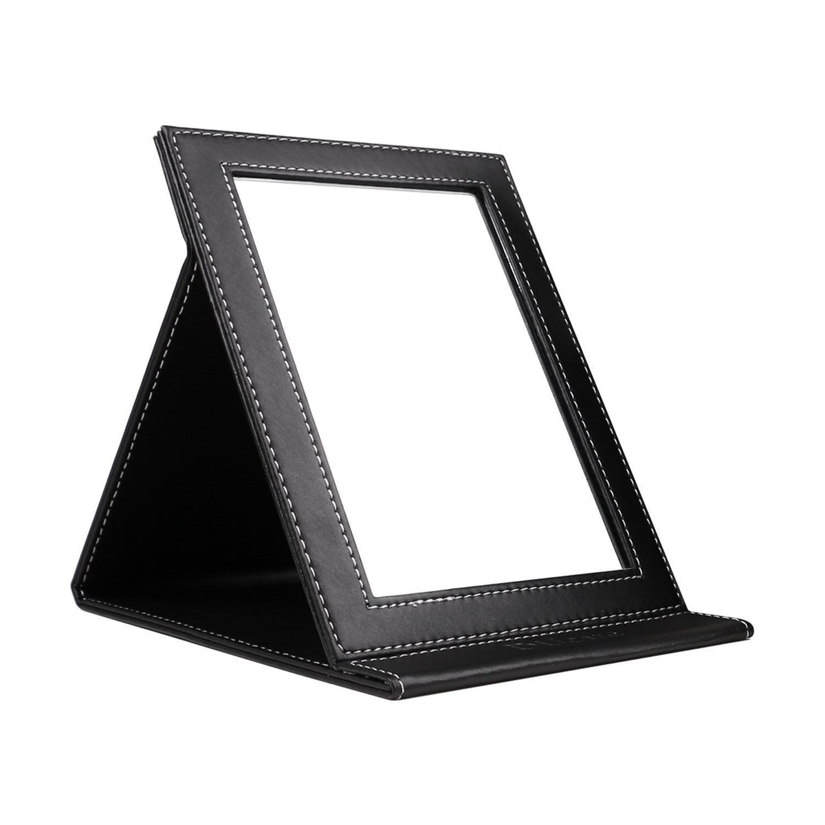 DUcare Folding Travel Mirror 6x8-Inch Portable Adjustable Desk Makeup Mirror Black
