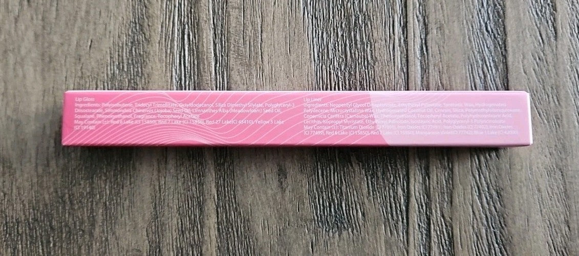 Lip Makeup Kit - Rosewood Pink & Poppy Red Lip Combo