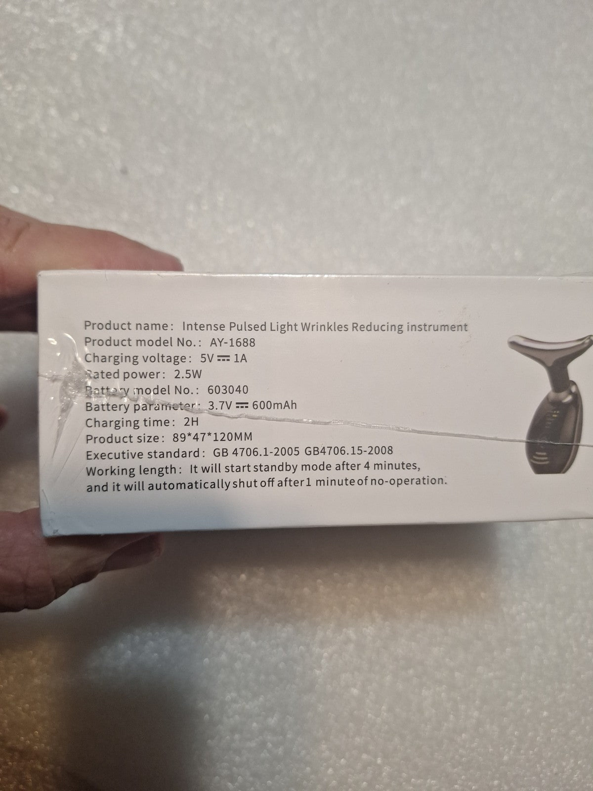 Intense Pulsed Light Wrinkles Reduction Device - AY-1688 Sealed