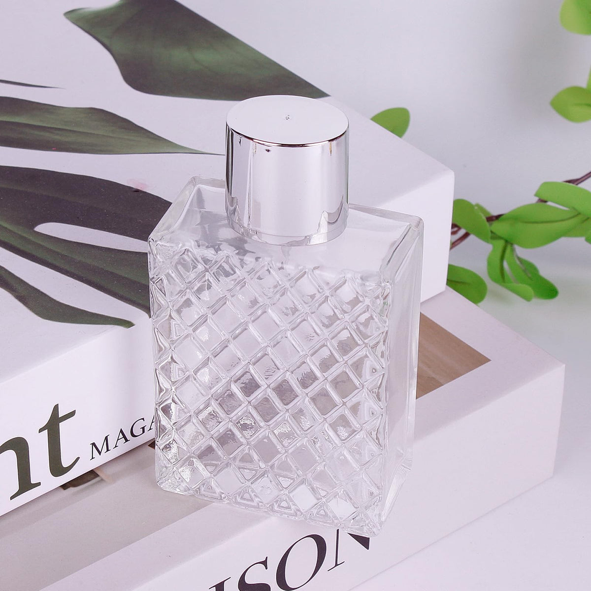 Refillable 100ml Glass Perfume Atomizer Set for Travel & Cologne