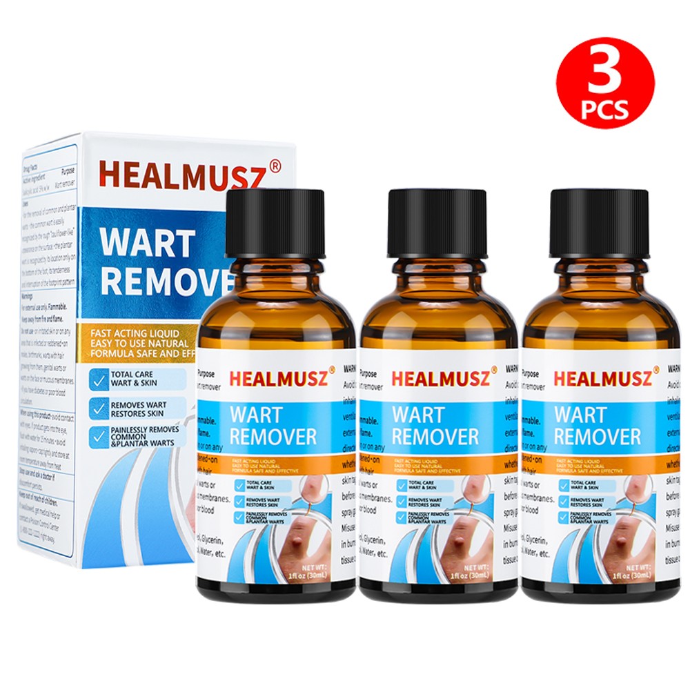 Natural Wart Remover for Face & Skin – Painless & Fast Acting 30ML