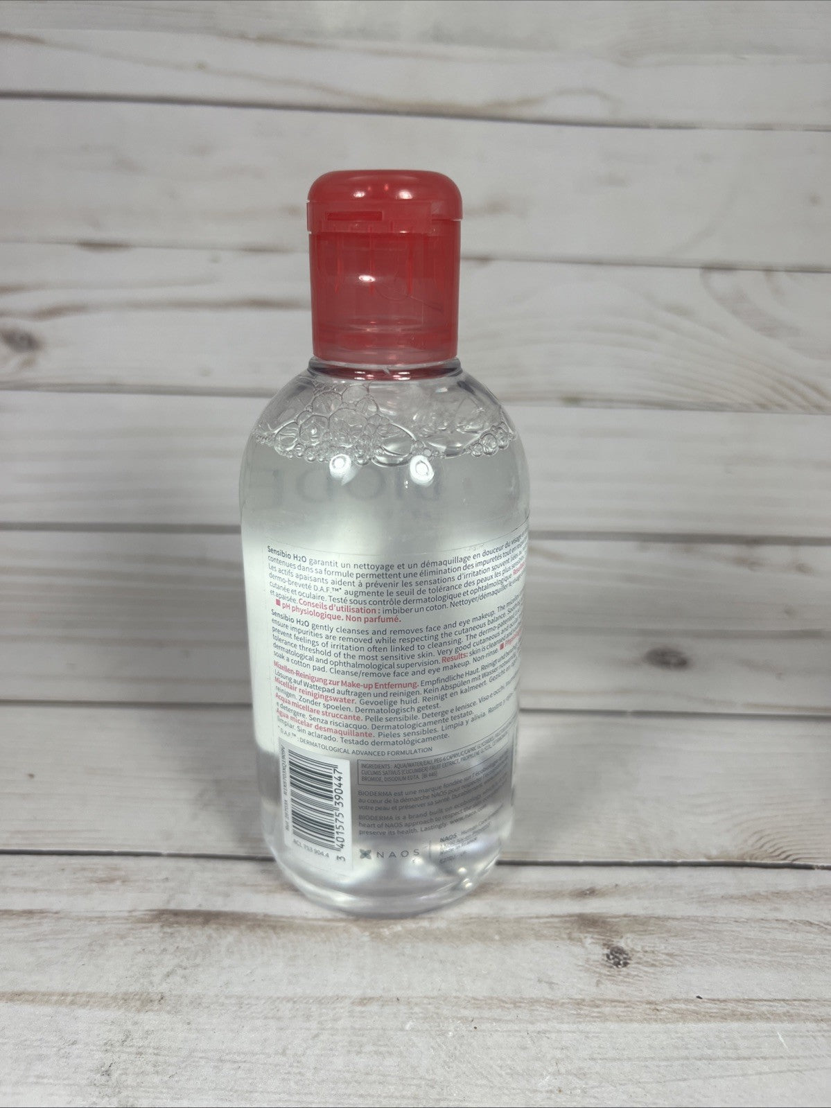 Bioderma Sensibio H2O Micellar Water for Sensitive Skin - Makeup Remover - 2 Bottles