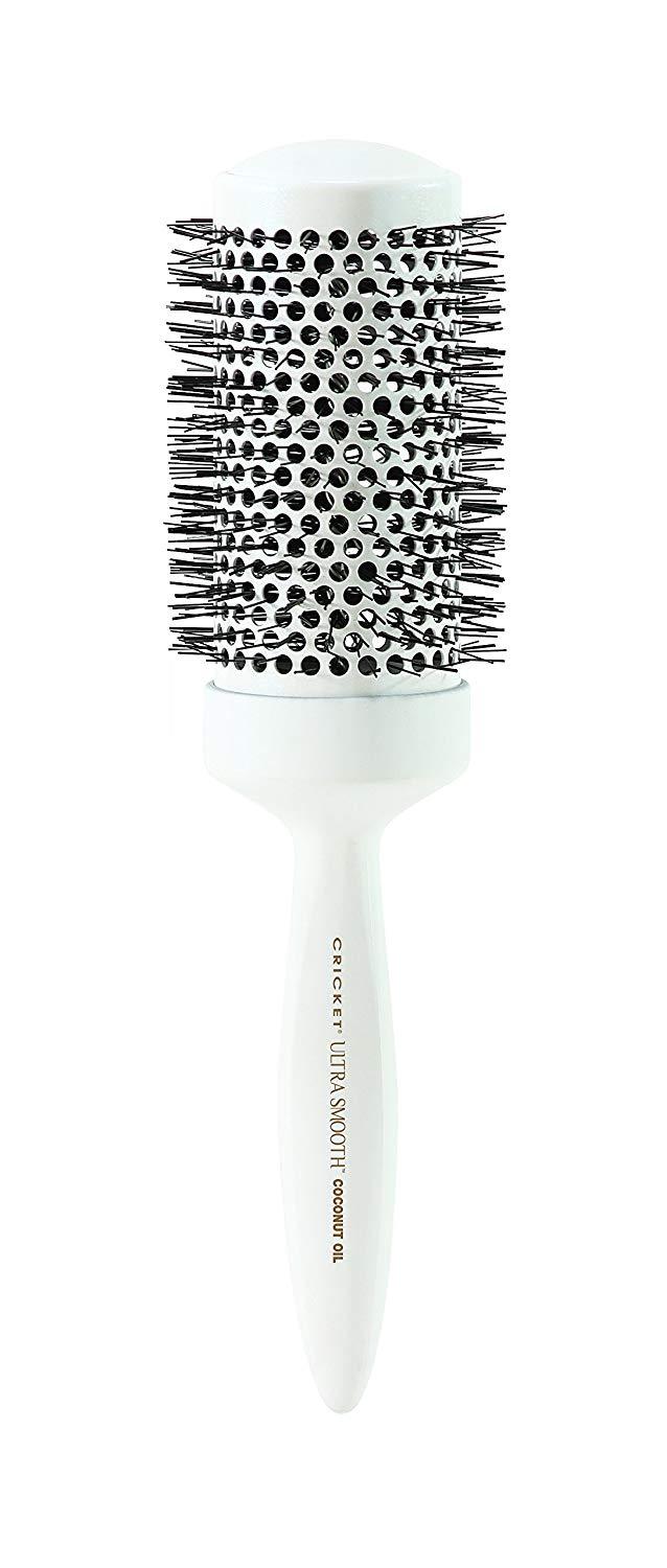 Cricket Ultra Smooth Coconut Thermal Hair Brush - 2 Inch, Reduces Frizz & Adds Shine