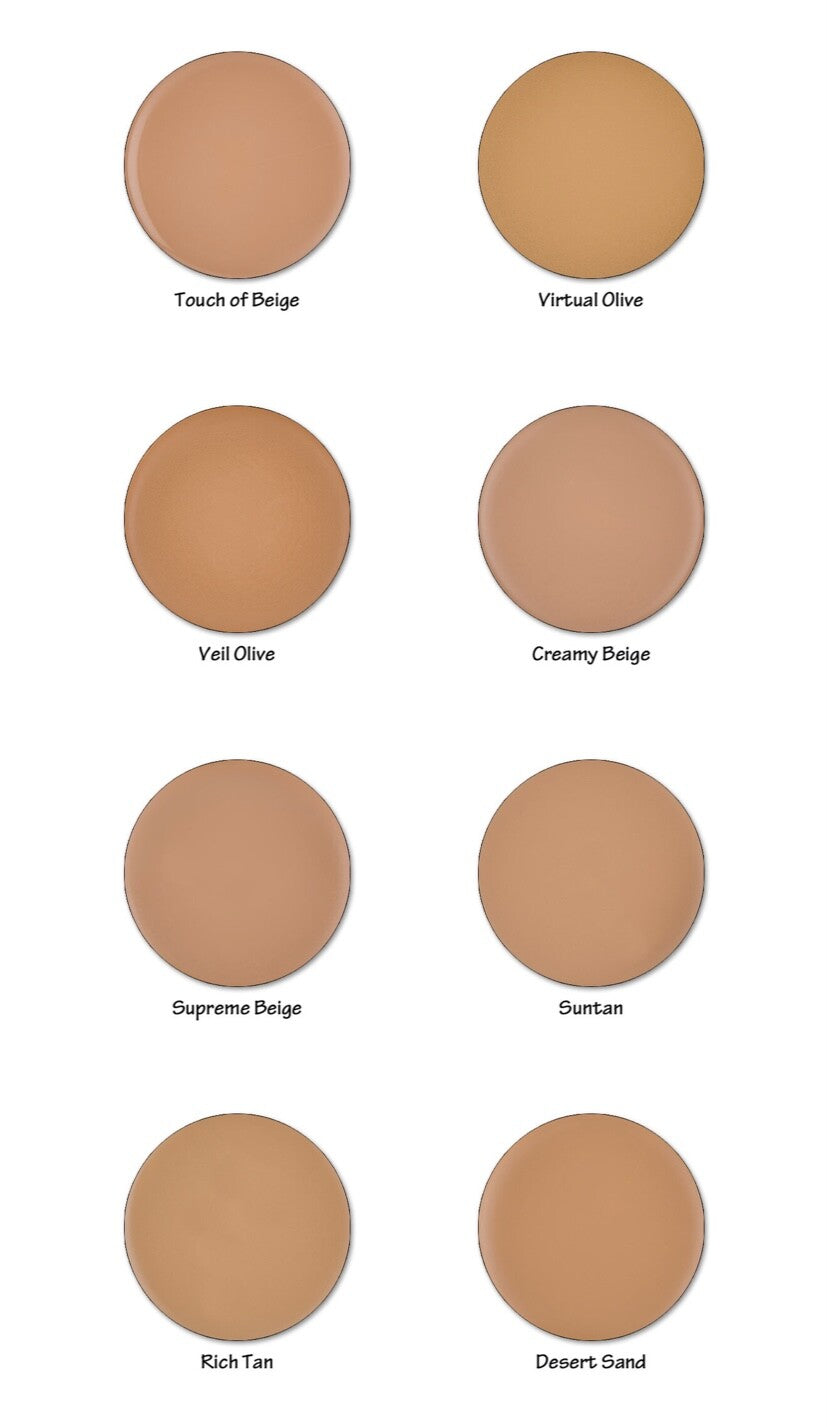 High Cover Flawless Finish Longwear Cream Foundation - Natural, Full & Buildable Coverage