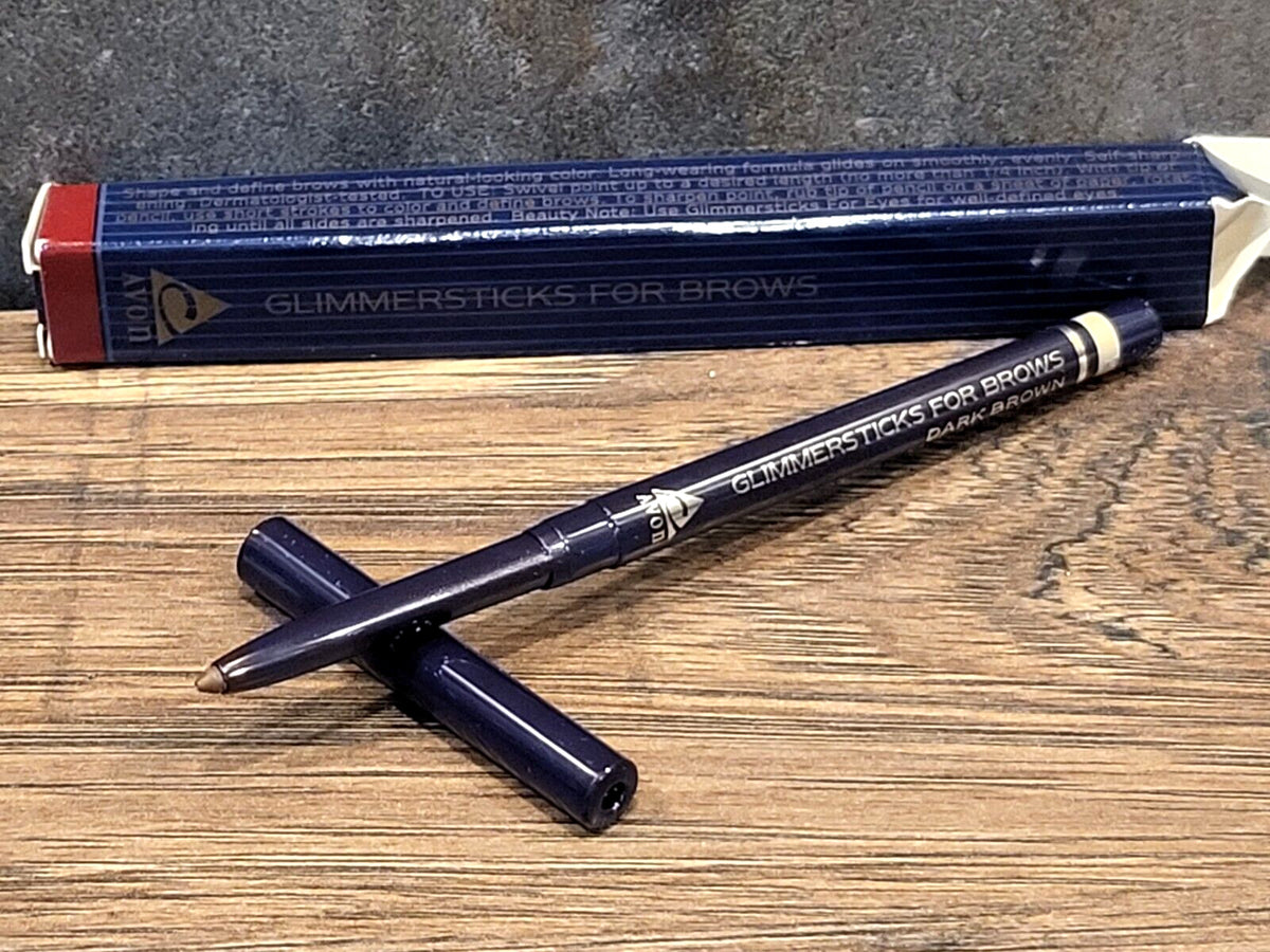 Full Size Dark Brown Brow Definer Pencil - Long-Wearing, Self-Sharpening