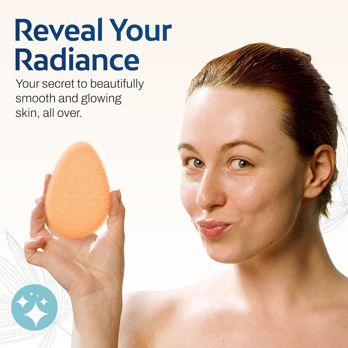 [10 Pack] Gentle Exfoliating Facial Sponge for Face - Daily Cleansing