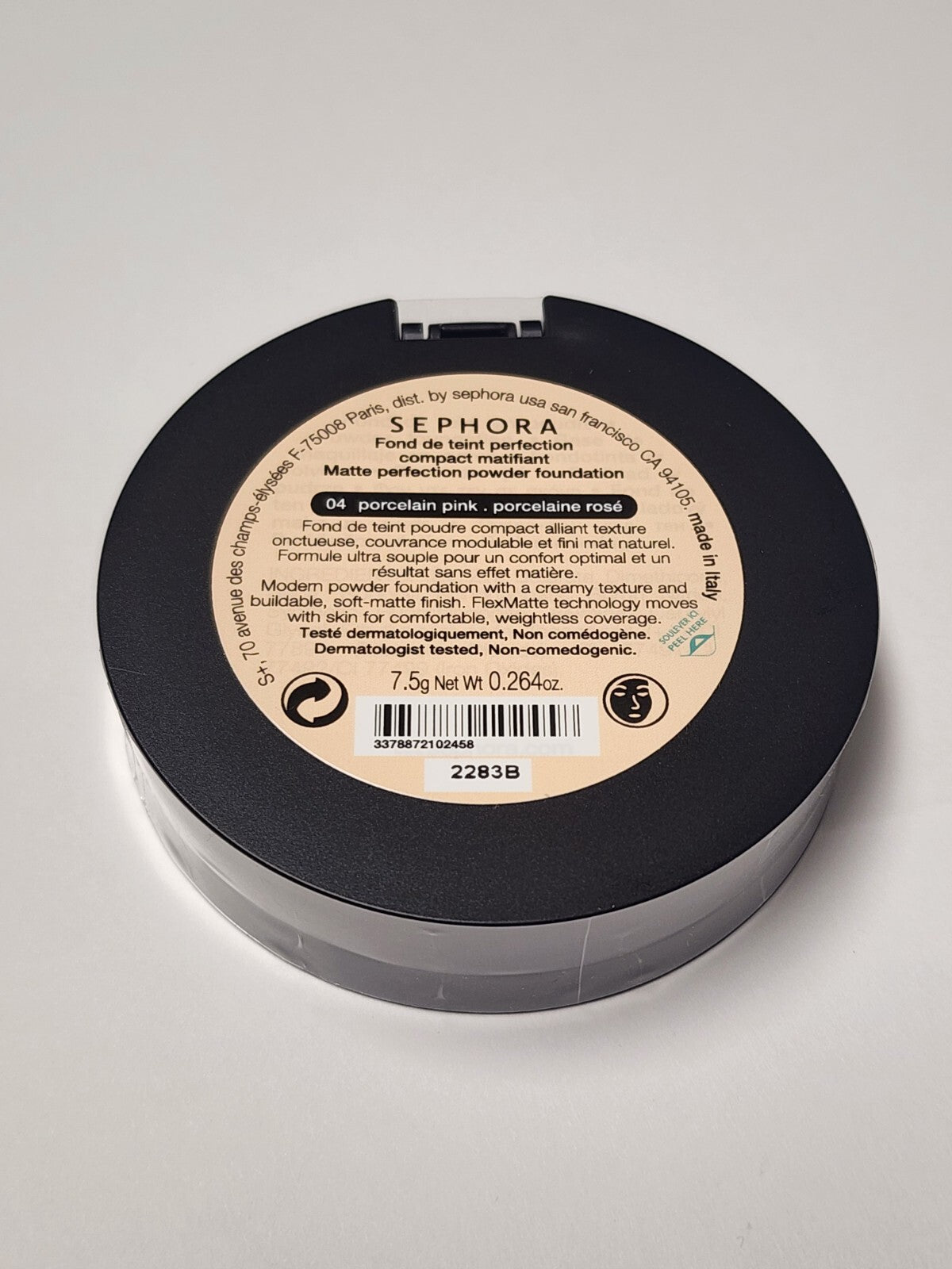 Sephora Matte Perfection Powder Foundation 04 Porcelain Pink Full Size