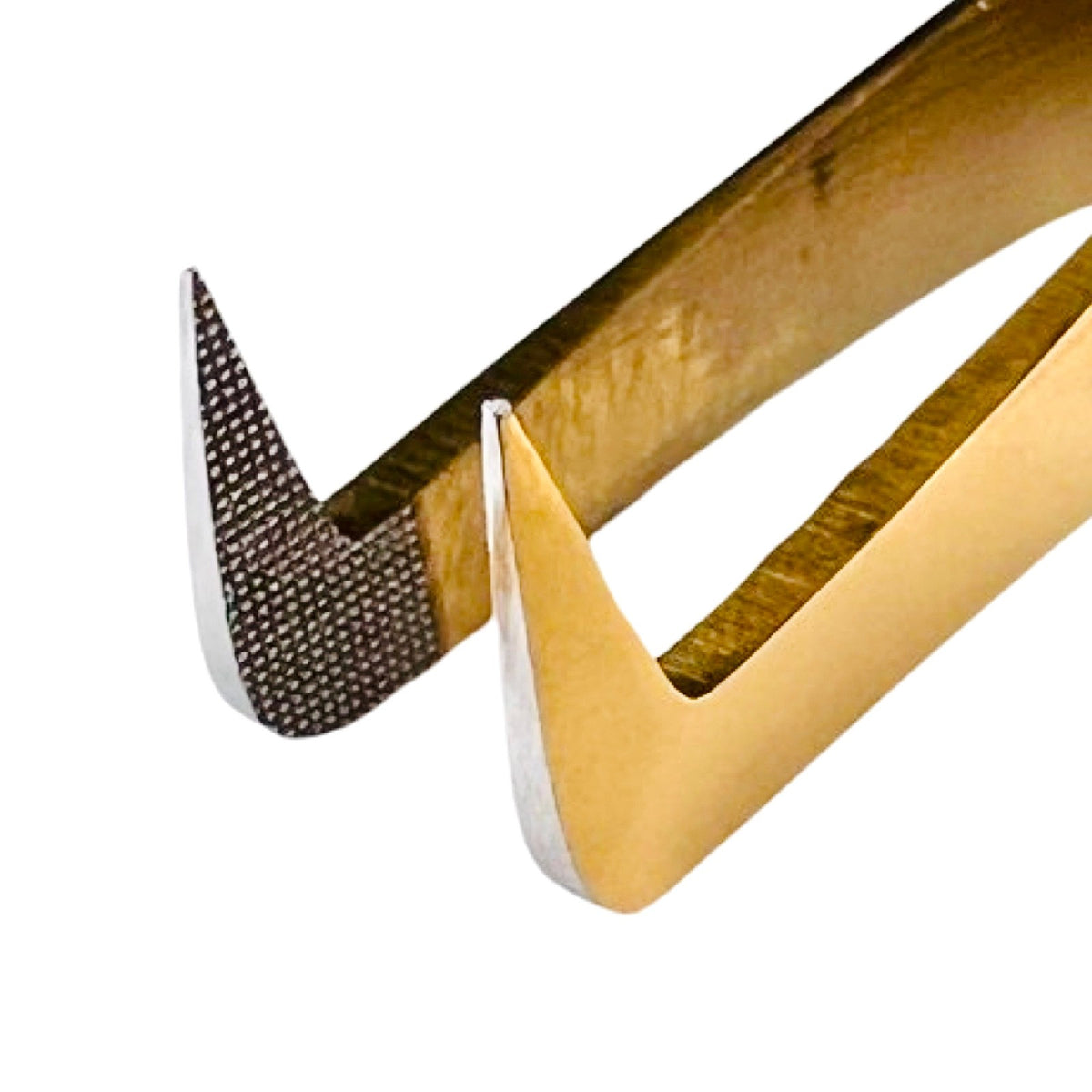 Russian 90° Mega Volume Lash Tweezers - Nano Tips, Gold