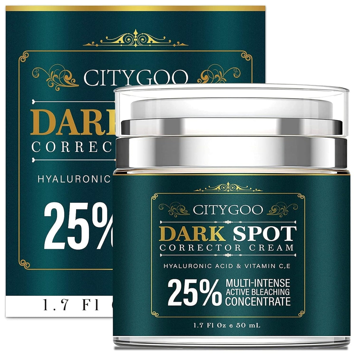 Dark Spot Corrector Cream for Hyperpigmentation & Uneven Skin Tone - 1.7 OZ