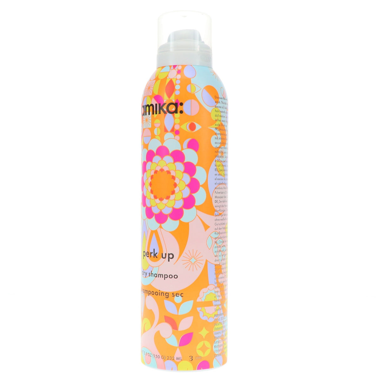 Amika Perk Up Dry Shampoo 5.3 oz - Oil Absorbing, Color Safe, Travel Size