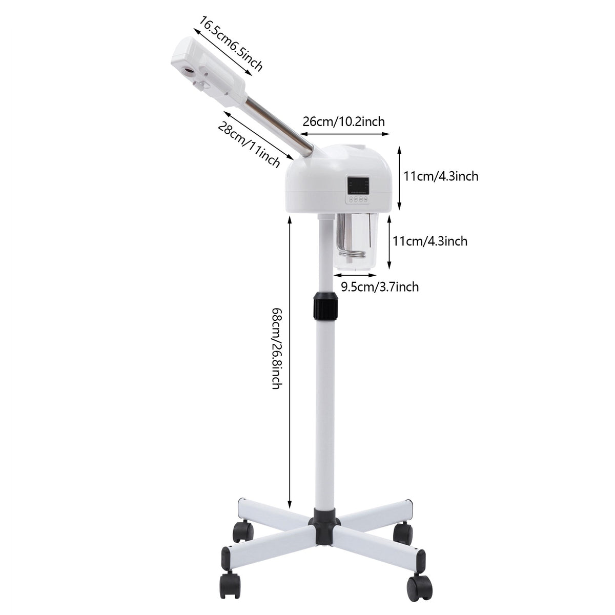 Salon Spa Facial Steamer Sauna Beauty Equipment Skin Care Ozone
