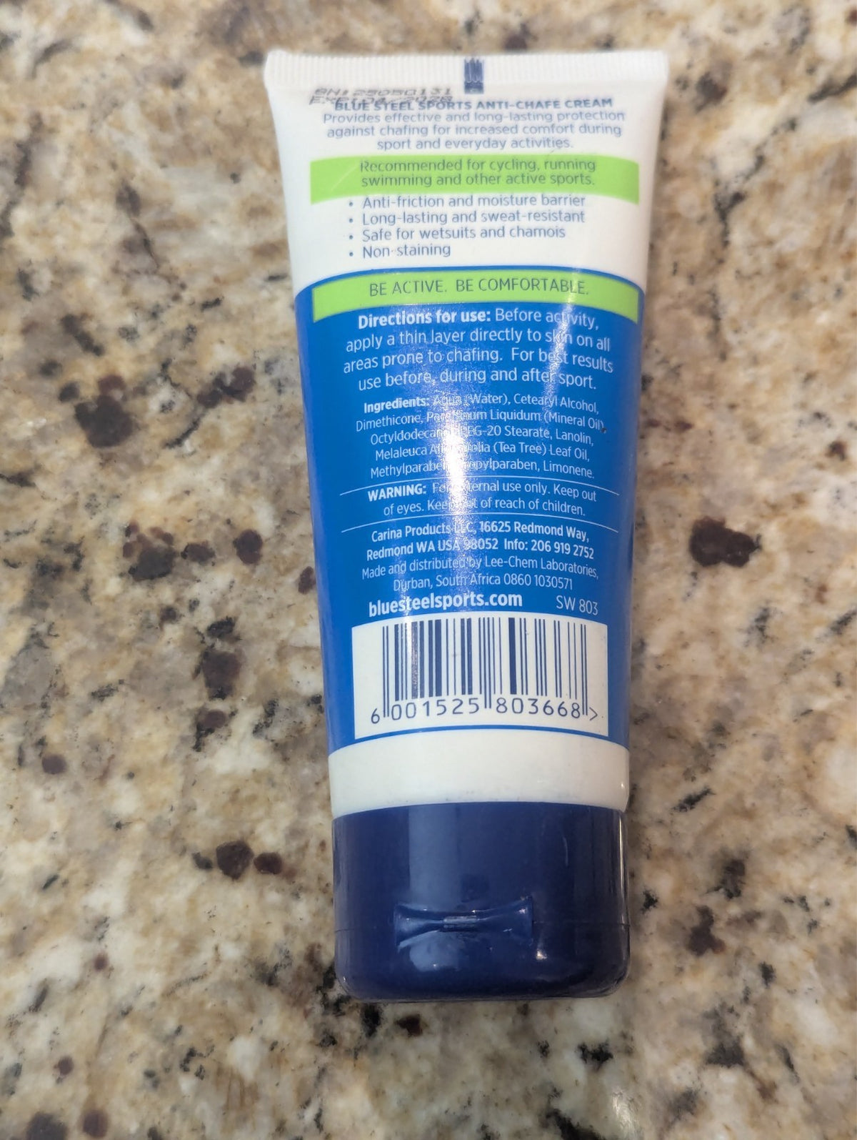 Sports Anti Chafe Cream 3.3 fl oz