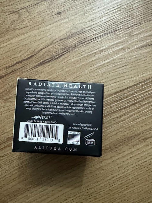Alitura The Meteorite Facial Scrub New & Sealed 2 oz