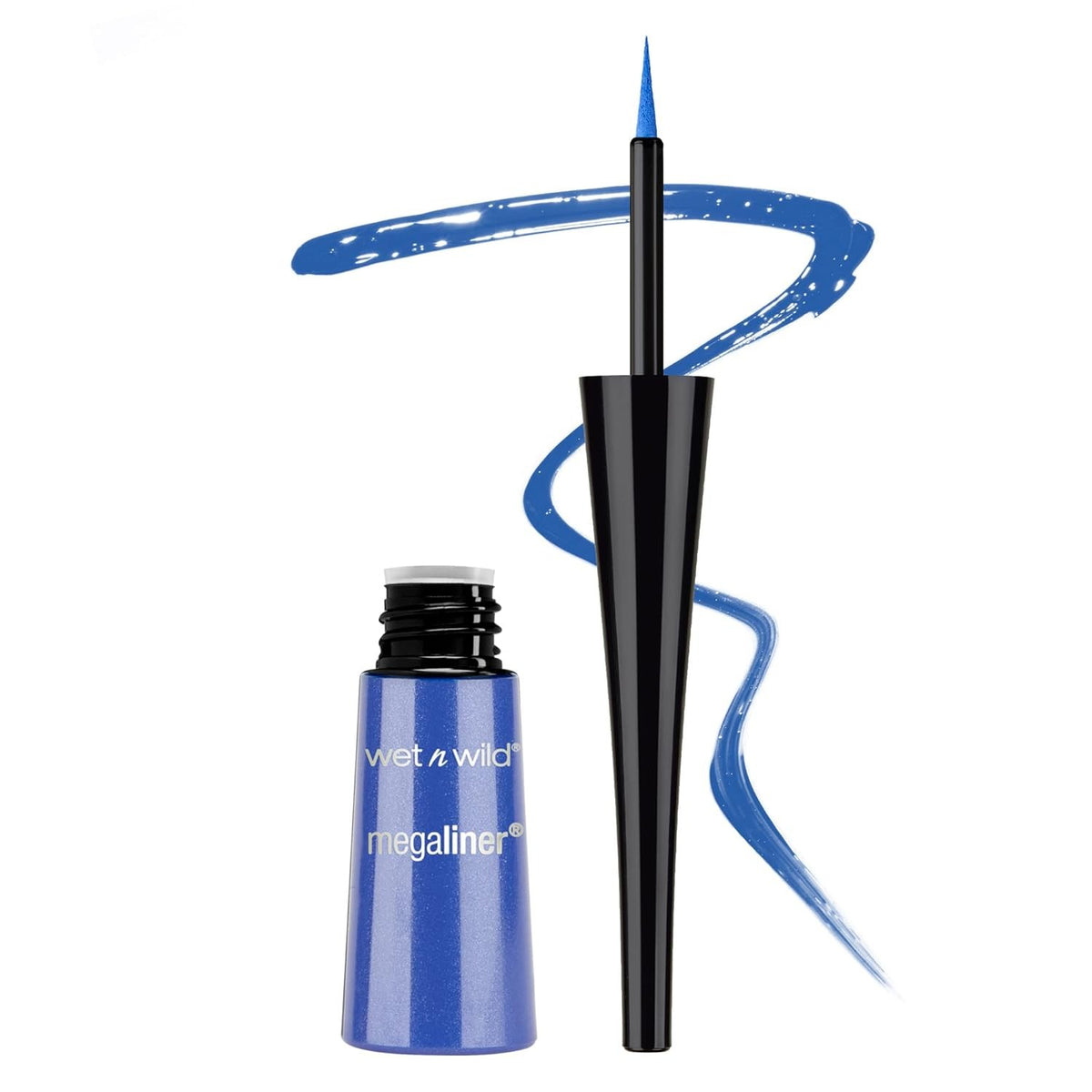 Liquid Eyeliner Blue 873A - 4 Pack, Long-Lasting & Precise Application