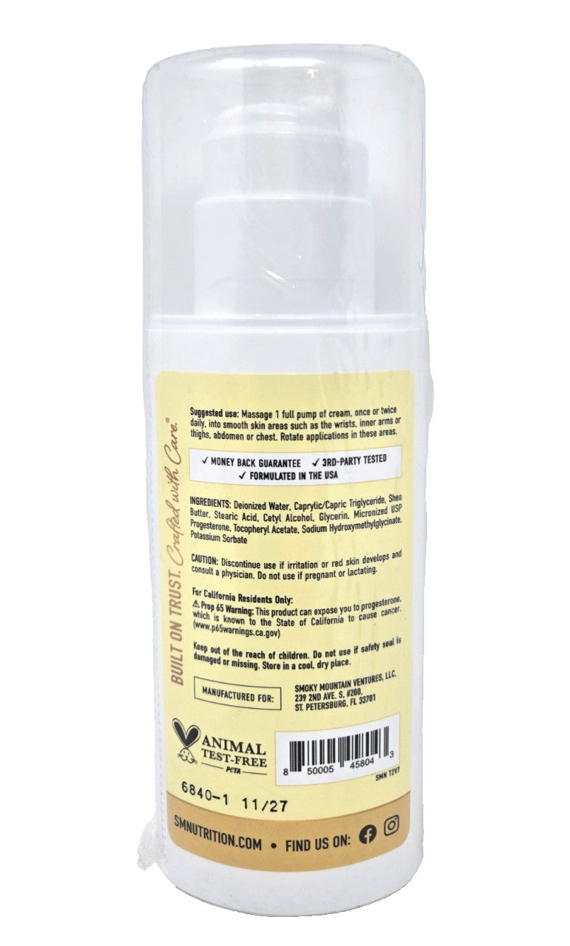 SMNutrition Advanced Formula Cream For Women, 4 oz