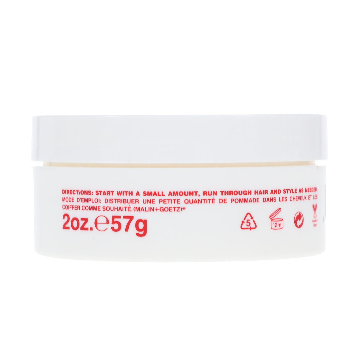 Men's Hair Pomade 2 oz - Strong Hold Styling Product for All Hair Types