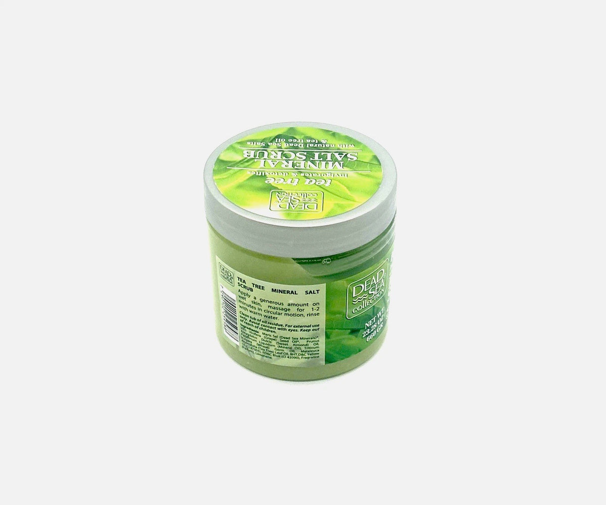 Dead Sea Collection Tea Tree Exfoliating Glow Mineral Salt Scrub