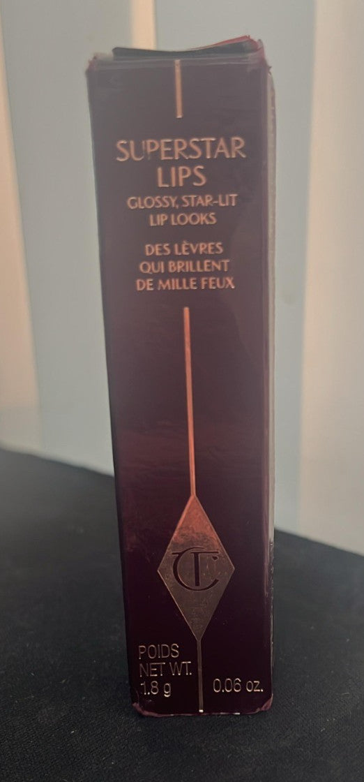 Charlotte Tilbury Superstar Lips Glossy Lipstick Walk of Shame 0.06oz New