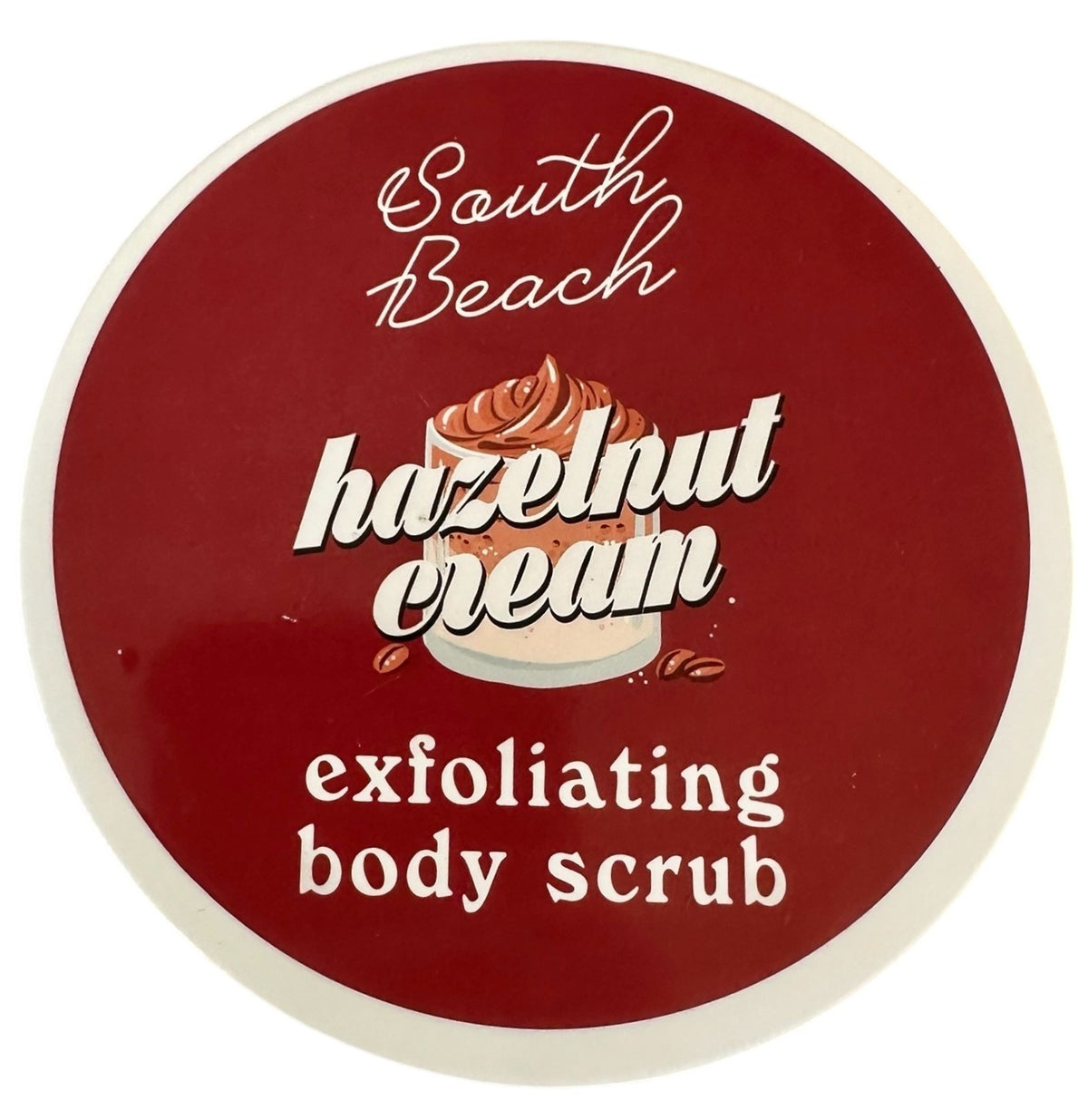 South Beach HAZELNUT CREAM Exfoliating Body Scrub - 25 oz