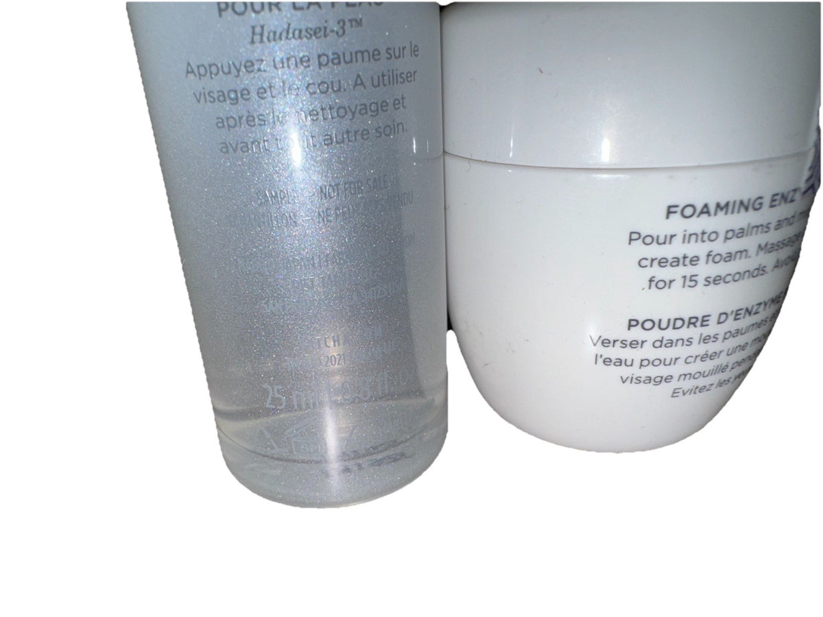 Travel Skincare Duo Set - Hydrating Essence & Exfoliating Rice Polish, 25ml & 15g