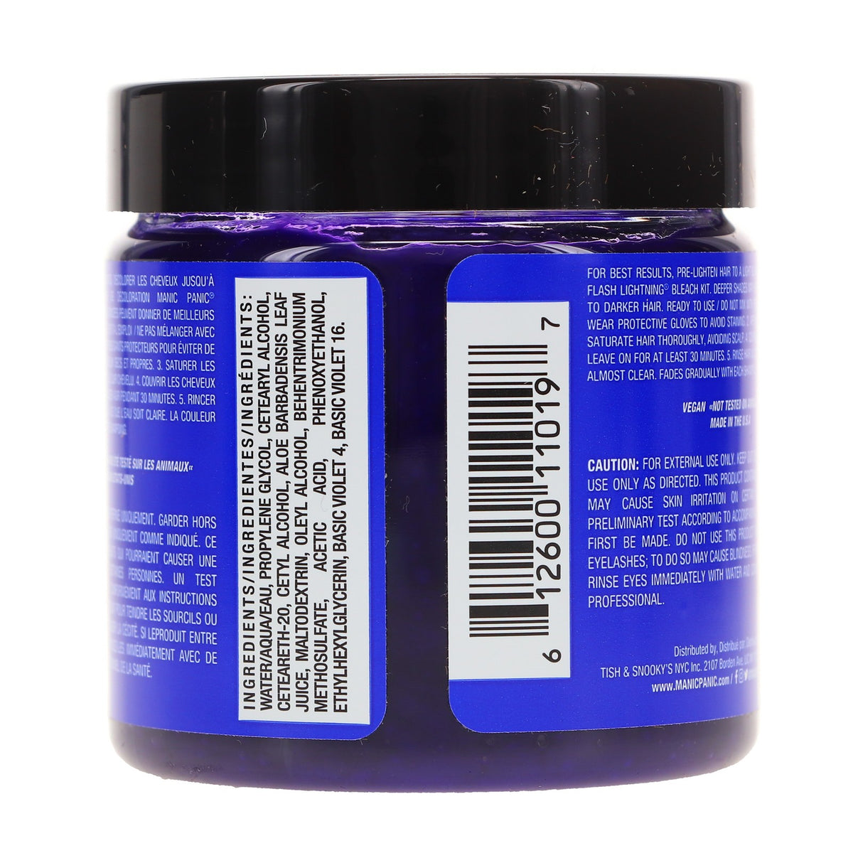 Lie Locks Hair Dye - Indigo Purple-Blue 4 oz