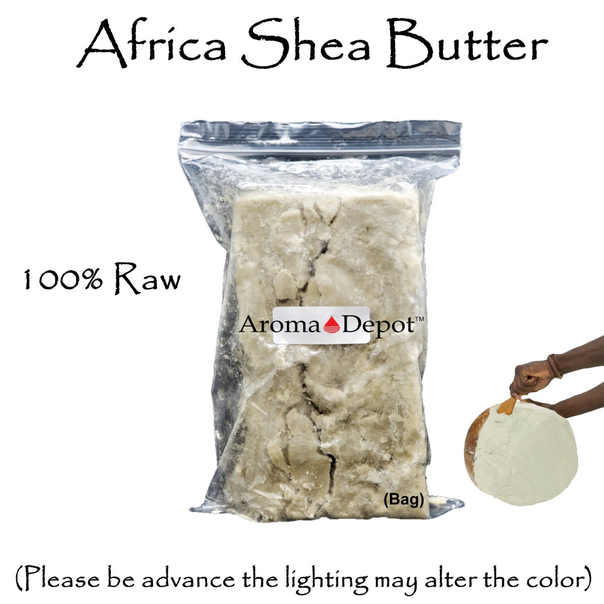 Raw Ivory Shea Butter - Unrefined African Grade A