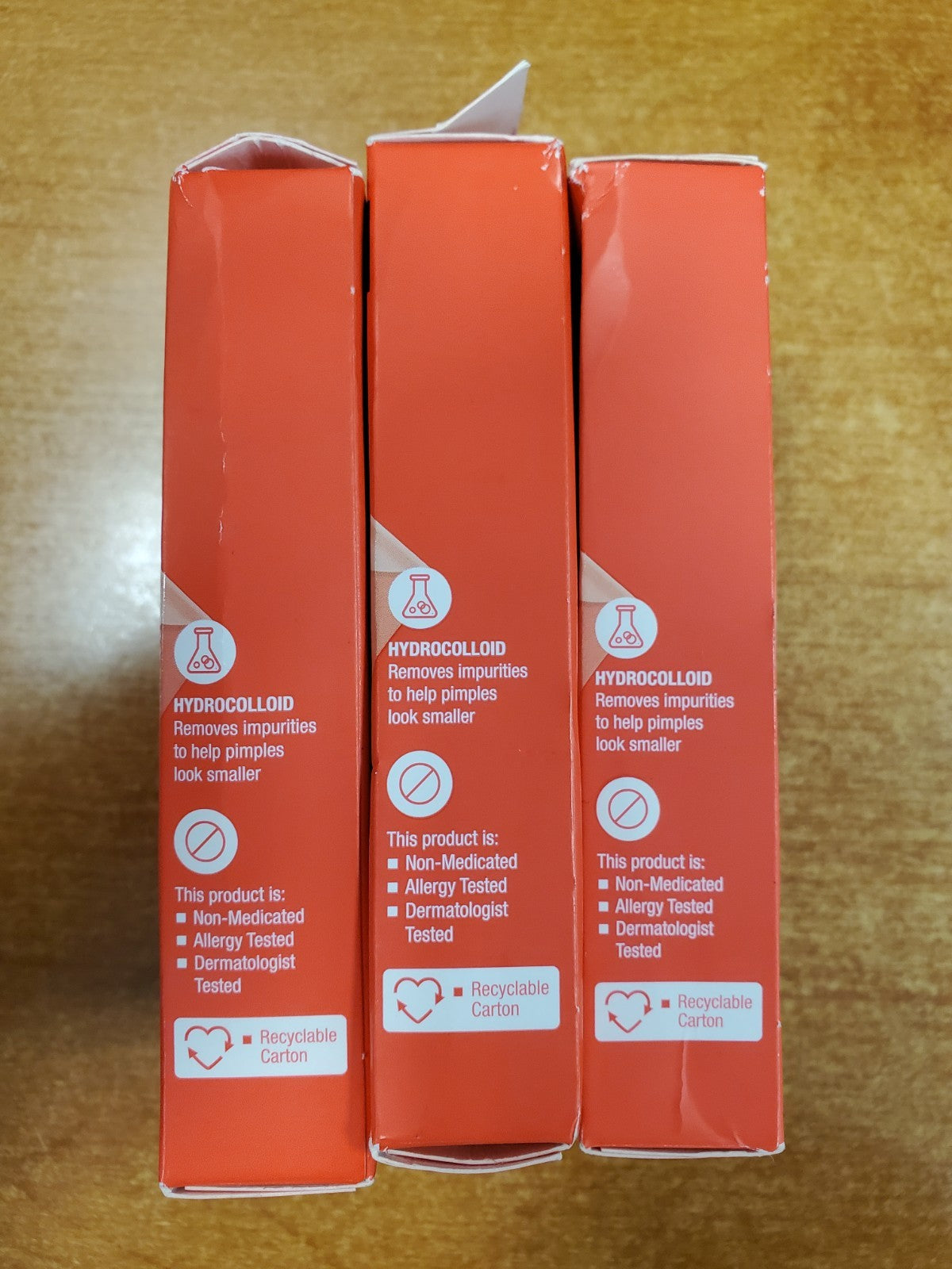 Hydrocolloid Acne Patches for Pimples - 3 Boxes of 16, Multiple Sizes