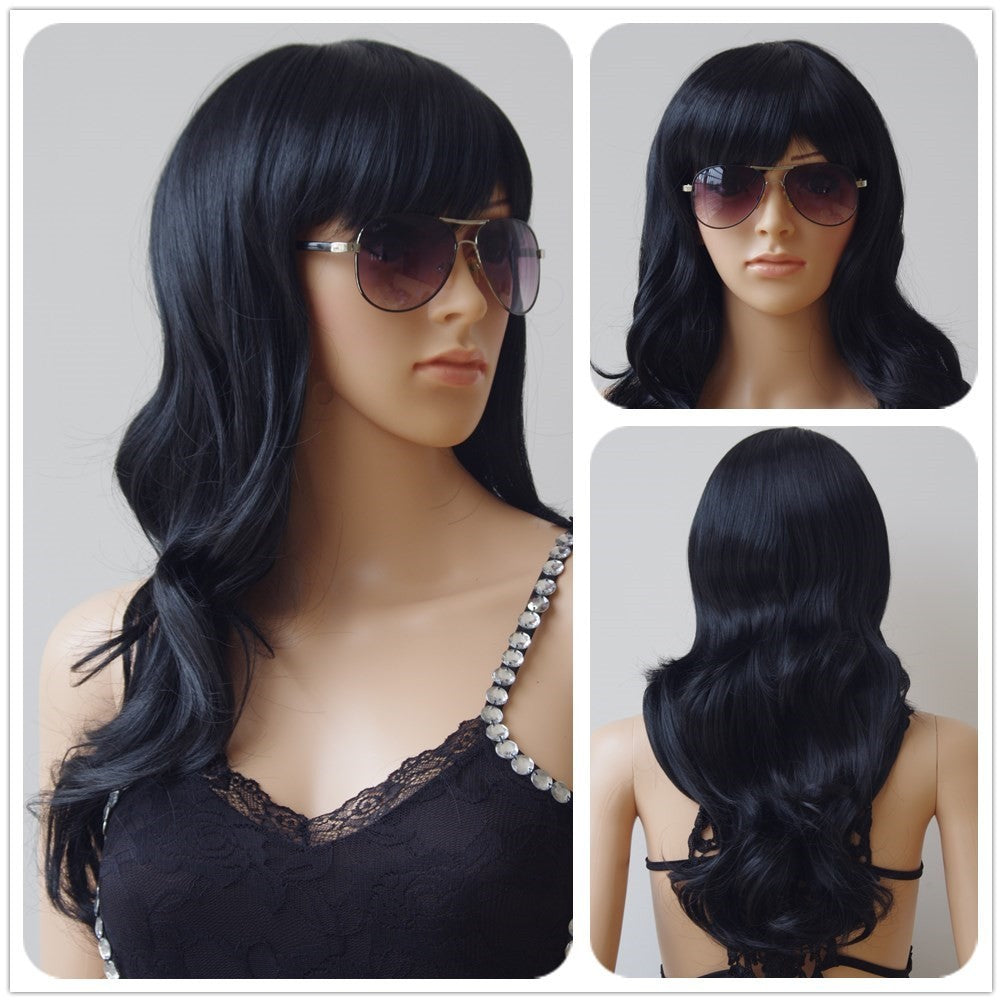 Long Ombre Wigs - Heat Resistant Synthetic Hair, Thick Full Wigs